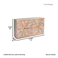 Sukmen Wooden Rustic Sideboard