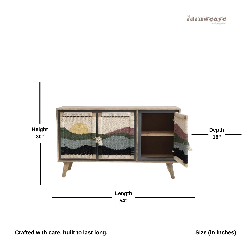 Bunai Handwoven Sideboard (Natural)
