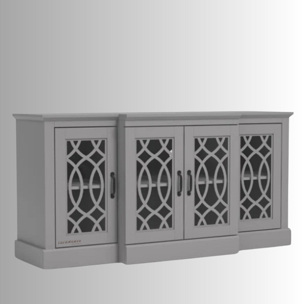 Sifa Wooden Designer Modern Sideboard (Dark Grey)