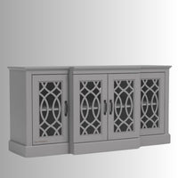 Sifa Wooden Designer Modern Sideboard (Dark Grey)