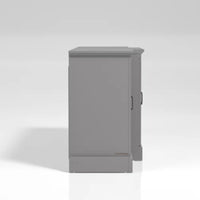 Sifa Wooden Designer Modern Sideboard (Dark Grey)