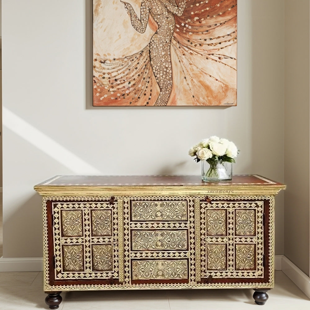 Hunika Wooden Cabinet Teak (Model 3)