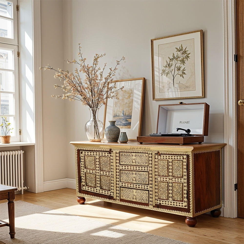 Hunika Wooden Cabinet Teak (Model 3)