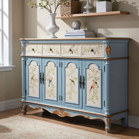 Pinaka Wooden Handpainted Sideboard