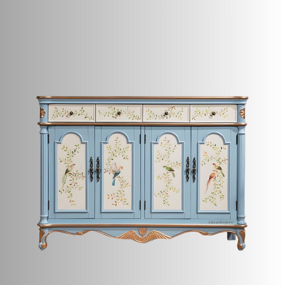 Pinaka Wooden Handpainted Sideboard