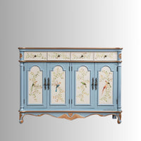 Pinaka Wooden Handpainted Sideboard