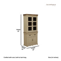 Kifa Wooden Storage Cupboard (Cream)