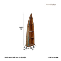 Boat Wooden Distress Book Shelf (Distress)