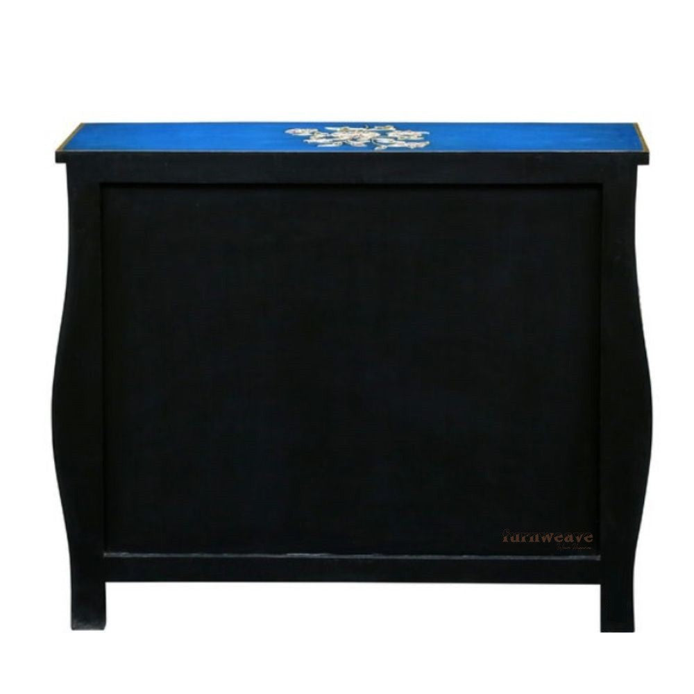 Shrenik Wooden Handpainted Chest of Drawer Cabinet