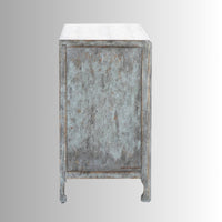 Kina Wooden Rustic Chest of Drawer (Antique Grey)