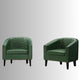 Kisto Wooden Premium Lounge Sofa Chair (Green)