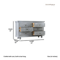 Wose Wooden Chest of Drawers (Grey)