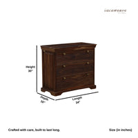 Pikan Wooden Chest of Drawers (Brown)