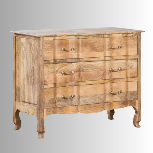 Aada Solid Wood Chest of Drawers Cabinet (Natural) | Wooden Chest Of Drawers | Wooden Cabinet | Cabinet Sideboards | Solid Wood Furniture Online | Furnweave