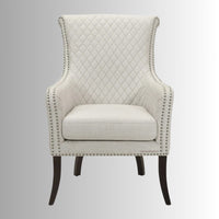 Omea Wooden Accent Chair (Walnut)