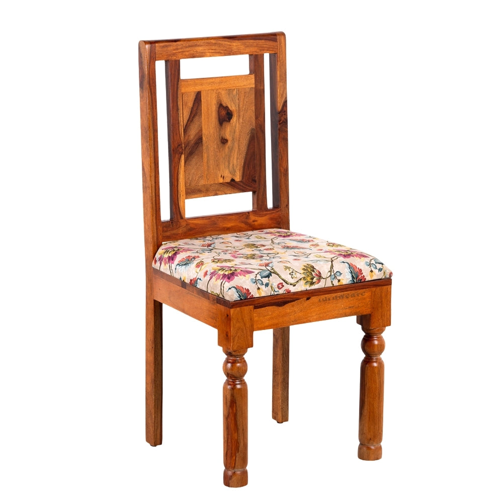 Puna Wooden Dining Chair Set of Two (Teak)