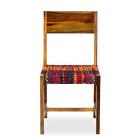 Para Wooden Dining Chair Set of Two (Honey)