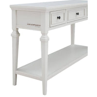 Heaven Wooden Console Foyer Table (White)