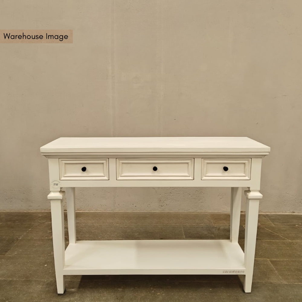 Heaven Wooden Console Foyer Table (White)