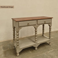 Yuva Wooden Entryway Console Table (Grey)