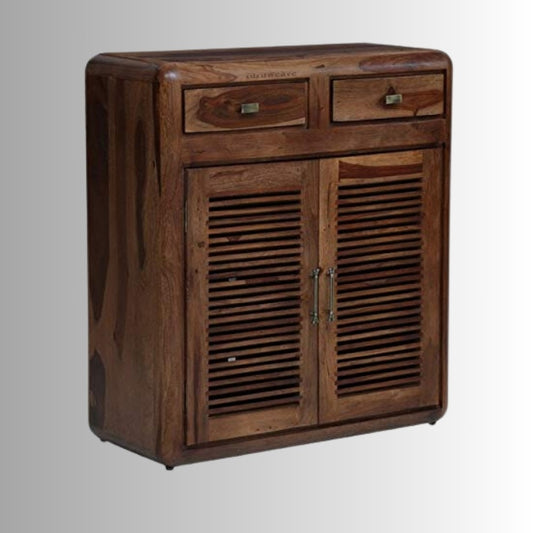 Aviat Solid Wood Cabinet for Storage (Brown) | Solid Wood cabinet | Wooden Cabinet | Cabinet Sideboad for Storage | Solid Wood Furniture Online | Wooden Storage Furniture | Furnweave
