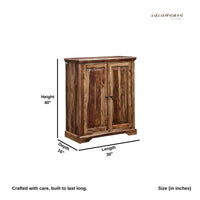 Seasa Wooden Cabinet for Storage (Natural)
