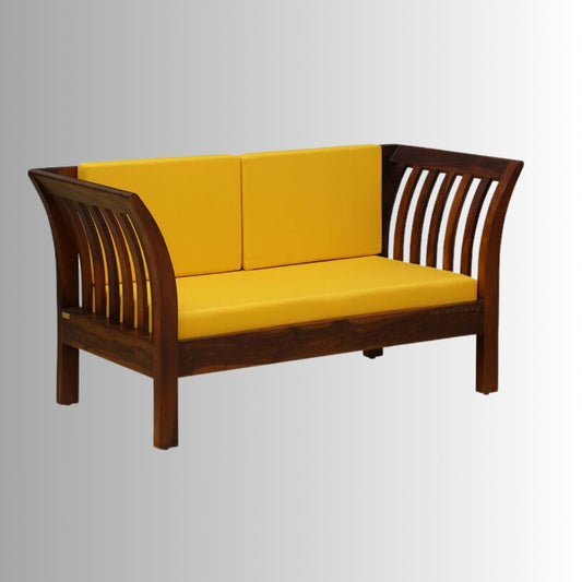 Shov Solid Wooden Sofa 2 Seater (Teak)