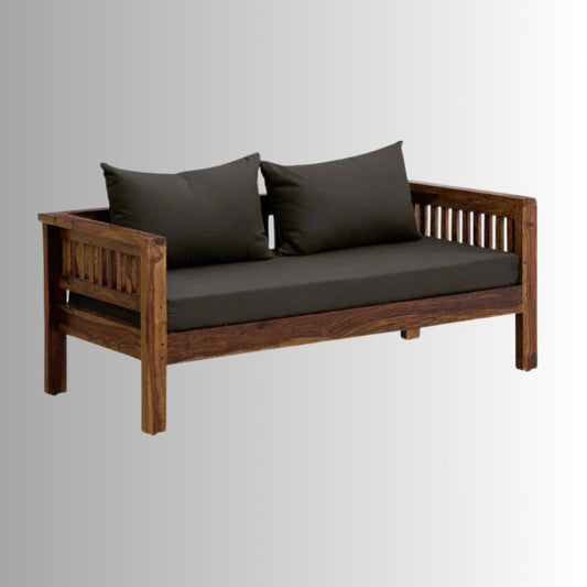 Karm Solid Wooden Sofa 3 Seater (Teak)