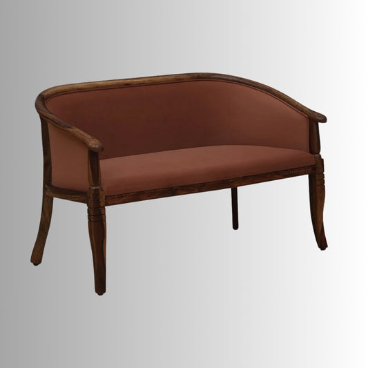 Sukriya Wooden Two Seater Sofa Bench (Teak)