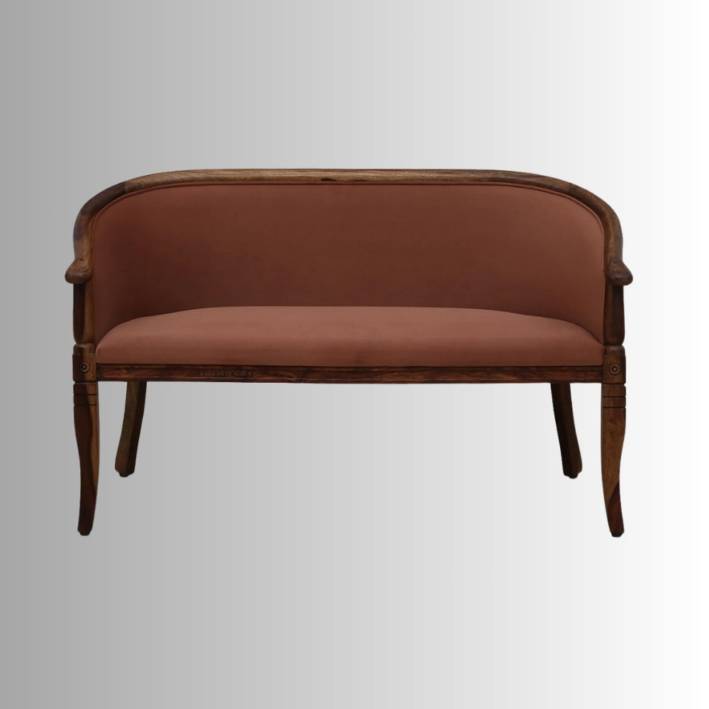 Sukriya Wooden Two Seater Sofa Bench (Teak)