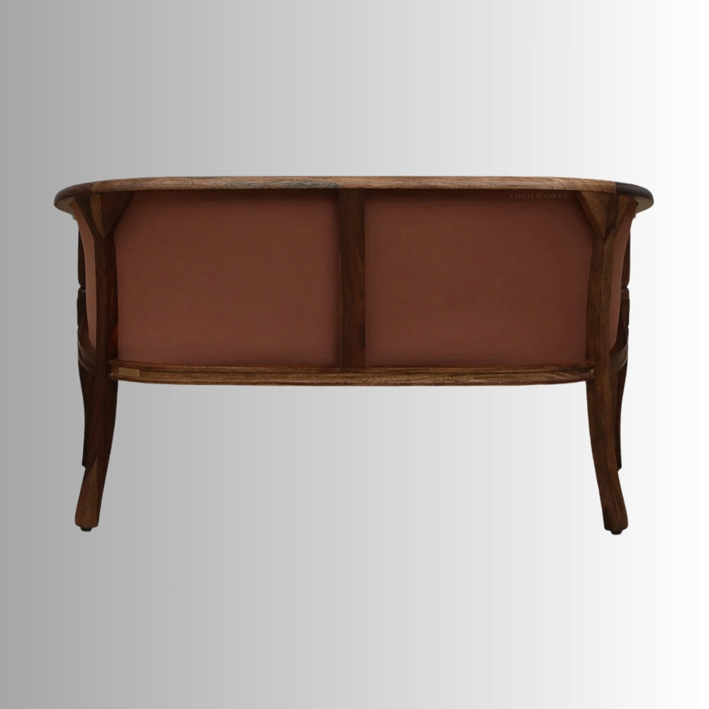 Sukriya Wooden Two Seater Sofa Bench (Teak)