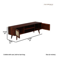 Kafi Wooden Tv Cabinet (Teak)