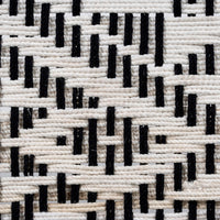 Wooden Patio Balcony Bench in Sheesham Wood (Black and White)