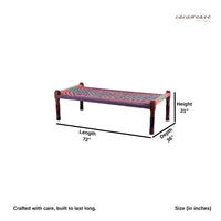 Rajasthani Wooden Khatiya Khaat (Dori 6)