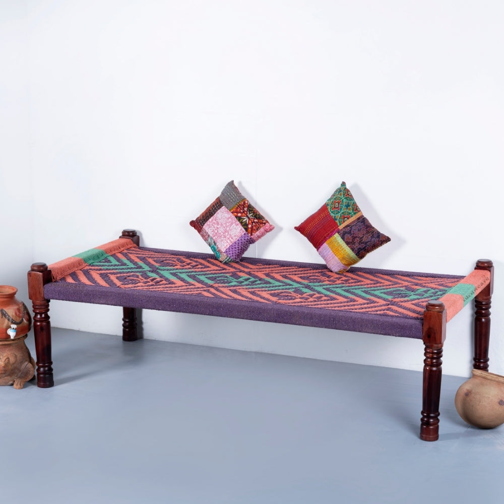 Rajasthani Wooden Khatiya Khaat (Dori 6)
