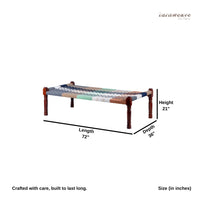 Rajasthani Wooden Khatiya Khaat for Outdoor (Resham 2)