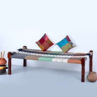 Rajasthani Wooden Khatiya Khaat for Outdoor (Resham 2)