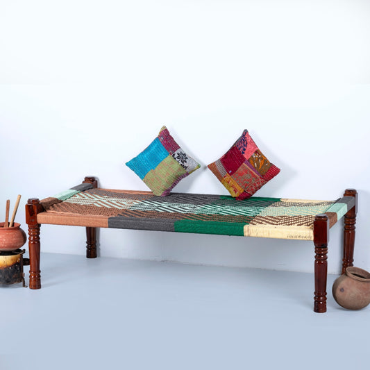Rajasthani Wooden Khatiya Khaat for Outdoor (Resham 3)