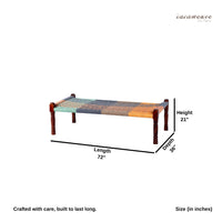 Rajasthani Wooden Khatiya Khaat for Outdoor (Resham 5)