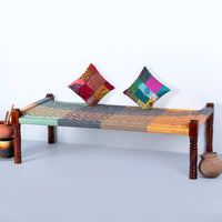Rajasthani Wooden Khatiya Khaat for Outdoor (Resham 5)