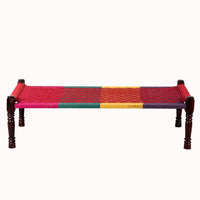 Rajasthani Wooden Khatiya Khaat (Colorful 009)