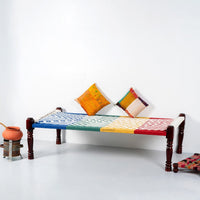 Rajasthani Wooden Khatiya Khaat (Colorful 0010)