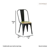 Tewa Patio Garden Chair (Black)