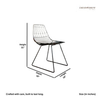 Tifa Metal Balcony Chair (Black)