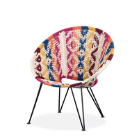 Gram Handwoven Chair in Cotton Rope (Colorful)