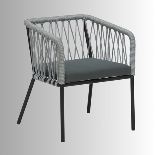Opes Outdoor Rope Chair (Black)