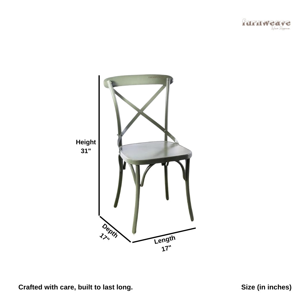 Cros Metal Garden Chair (Green)