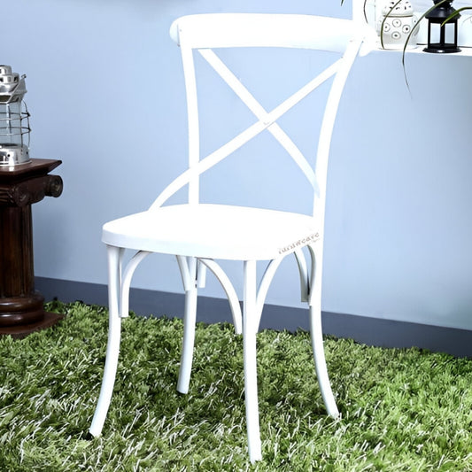Cros Metal Garden Chair (White)