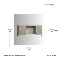 Ofina Wooden Work Table (Grey)