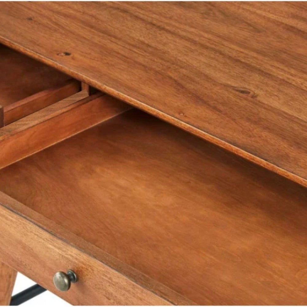 Pina Wooden Study Table (Natural)